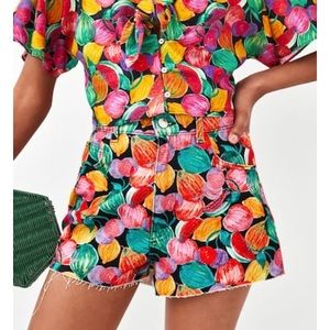 Zara denim shorts